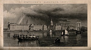 Royal Victoria Military Hospital, Netley, Hampshire; from th Wellcome V0013983.jpg