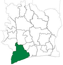 Sassandra Department upon its creation in 1969. It kept these boundaries until 1980, but other departments began to be divided in 1974.