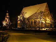 Die Kirche von Sauvo – ein typisches Beispiel für die mittelalterlichen Feldsteinkirchen Finnlands.