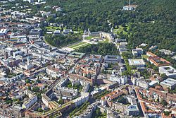 Karlsruhe dall'alto