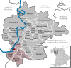 Lage der Gemeinde Segnitz im Landkreis Kitzingen