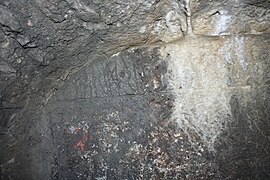 Runestone in the abbey tower