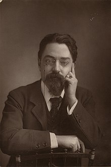 Sidney Webb, a socialist economist and early member of the Fabian Society who drafted the original Clause IV in 1917 Sidney Webb.jpg