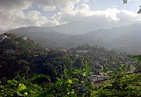Start of the Blue Mountains just north of Kingston, Jamaica.jpg