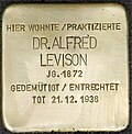 Stolperstein für Alfred Levison (Brüsseler Straße 83)