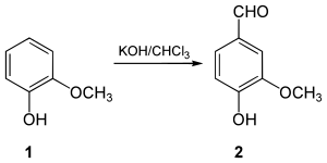 Synthese des Vanillins nach Reimer