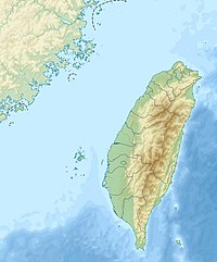 Location map Taiwan is located in Taiwan