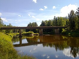 Brug over de Gauja in de P24