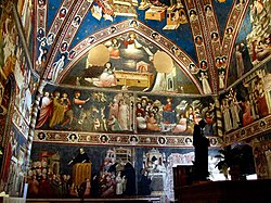 Fresque du Mur du fond de la Grande Chapelle