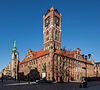 Rotes Rathaus için ilham kaynağı olan Toruń belediye binası