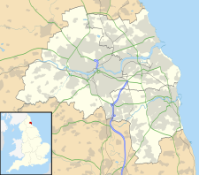 Queen Elizabeth Hospital, Gateshead is located in Tyne and Wear