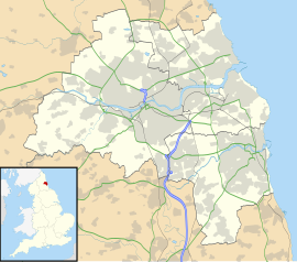 Gateshead ubicada en Tyne y Wear