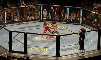UFC 74 ; Clay Guida vs. Marcus Aurelio UFC 74 Respect Bout(cropped).jpg