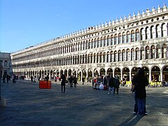 Place Saint-Marc à Venise.