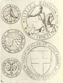 Seals of the Le Harpur family by Wenceslas Hollar Wenceslas Hollar - Seals of the Le Harpur family.jpg