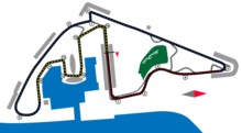 Layout of the Yas Marina Circuit