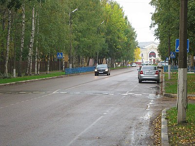 Вид улицы Мира близ вокзала