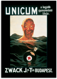 Unicum Vizesember plakát,1909