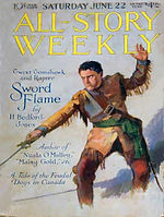 All-Story Weekly, 22 giugno 1918.