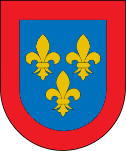 Znak panovnické dynastie Bourbonů z Anjou
