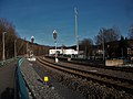 Bahnhof Meinersdorf (Erzgeb) seit dem zweigleisigen Ausbau (2022)