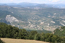 The village seen from the Col de Branche