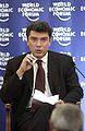 Boris Němcov na Světovém ekonomickém fóru (2003)