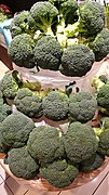 Brócoli a la venta en un supermercado