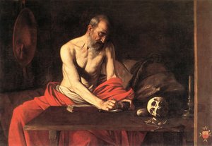 Caravaggio – Svatý Jeroným