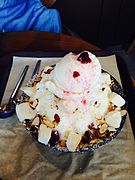 Cheese bingsu