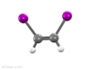 Skeletal formula of cis-1,2-difluoroethene