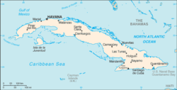Mapo di Santiago de Cuba