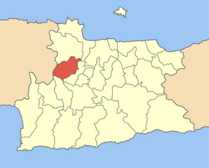 Mapa do antigo município de Crusónas