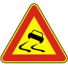 Slippery road