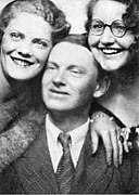 Mary Lygon, Evelyn Waugh and Dorothy Lygon
