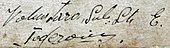 signature d'Ecaterina Teodoroiu