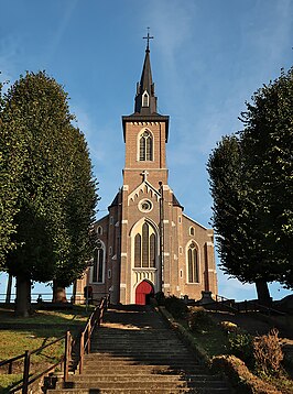 De Sint-Salvatorkerk (XIXde eeuw).