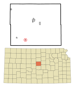 Location of Lorraine, Kansas