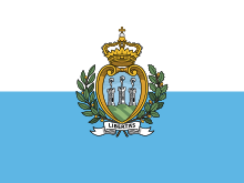 The flag of San Marino