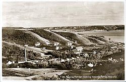 Fort San looking towards Fort Qu'Appelle, 1920s