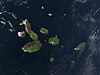 Satellitenbielde fon do Galápagos-Ailounde