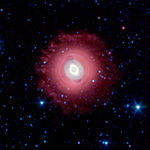Infraröd bild av Spitzer Space Telescope