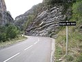 Glandage liegt im Regionalen Naturpark Vercors. Das Bild zeigt die Schlucht Gorge des Gats.