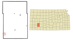 Location of Copeland, Kansas