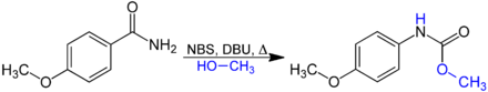 The Hofmann rearrangement using NBS