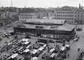 Byggeriet startede i 1953. Her et vue på den gamle Hötorgshallen.