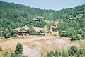 Traditional Turkish houses near Ilısu village at Küre mountains, Pınarbaşı