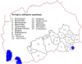 Seçim bölgesi 4'teki belediyelerin haritası