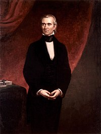James Polk is the only Speaker (1835-1839) to have also served as President of the United States (1845-1849). James Knox Polk by GPA Healy, 1858.jpg