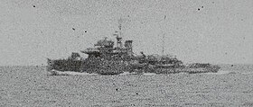 船団護衛中の「興津」 （1945年）